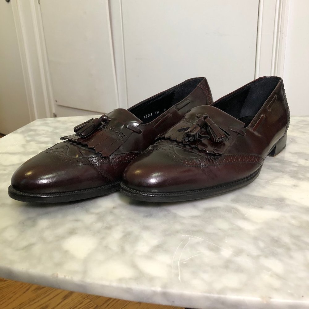 Johnston and Murphy Tassel Leather Loafers